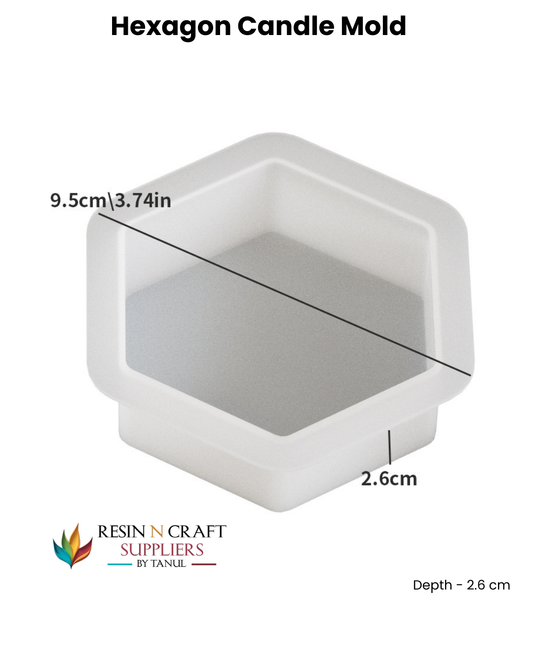 Hexagon Candle Mold