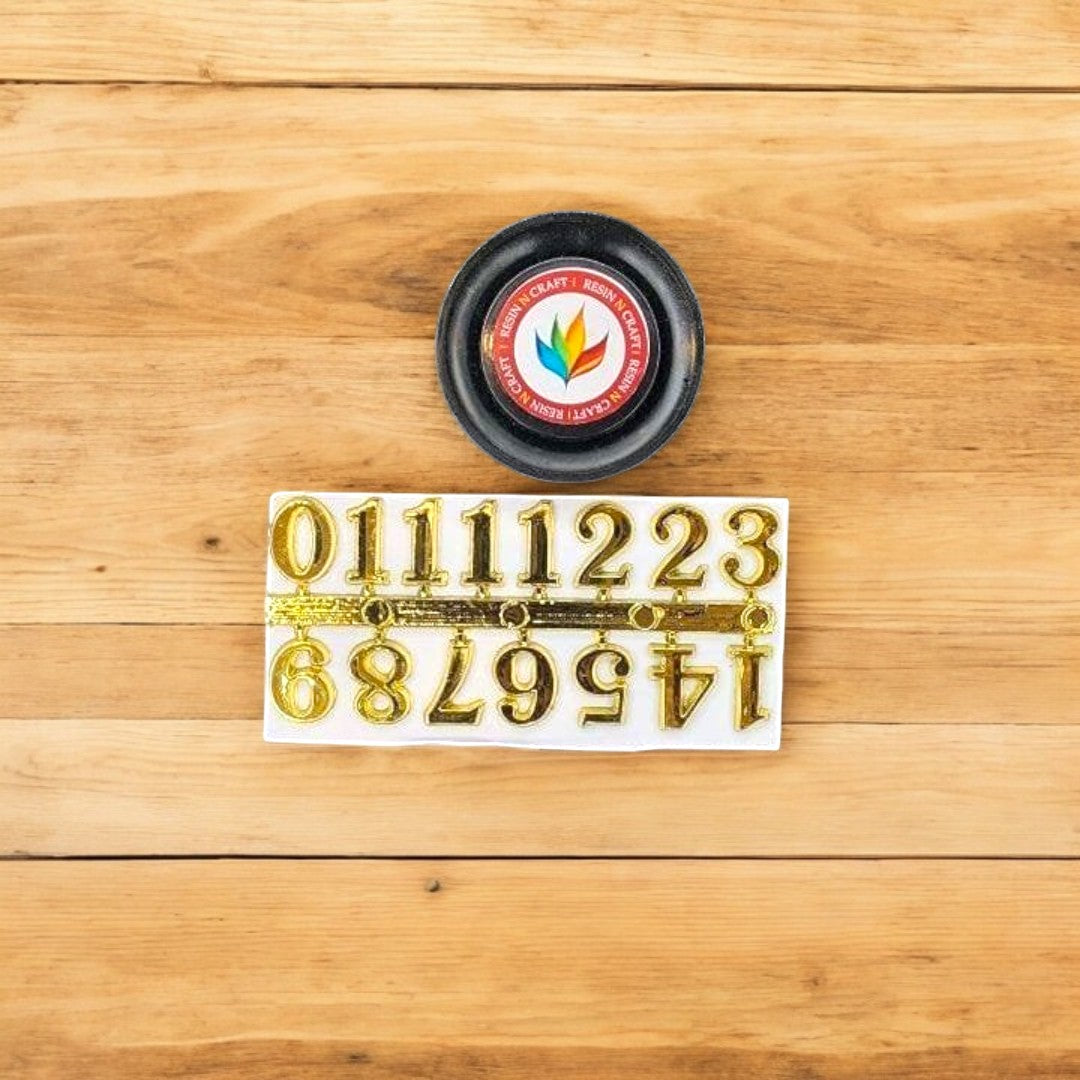 2.5 Cm Numeric Number Clock Set