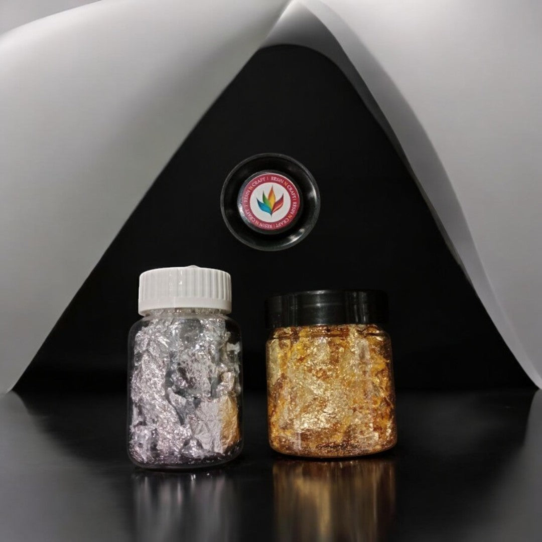 2 Pc Combo Foil Flakes Small Bottles