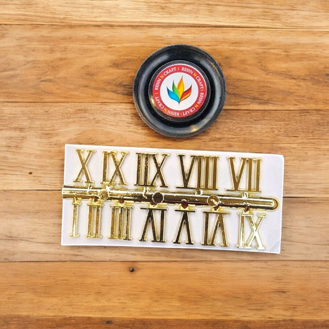 2.5 Cm Roman Number Clock Set