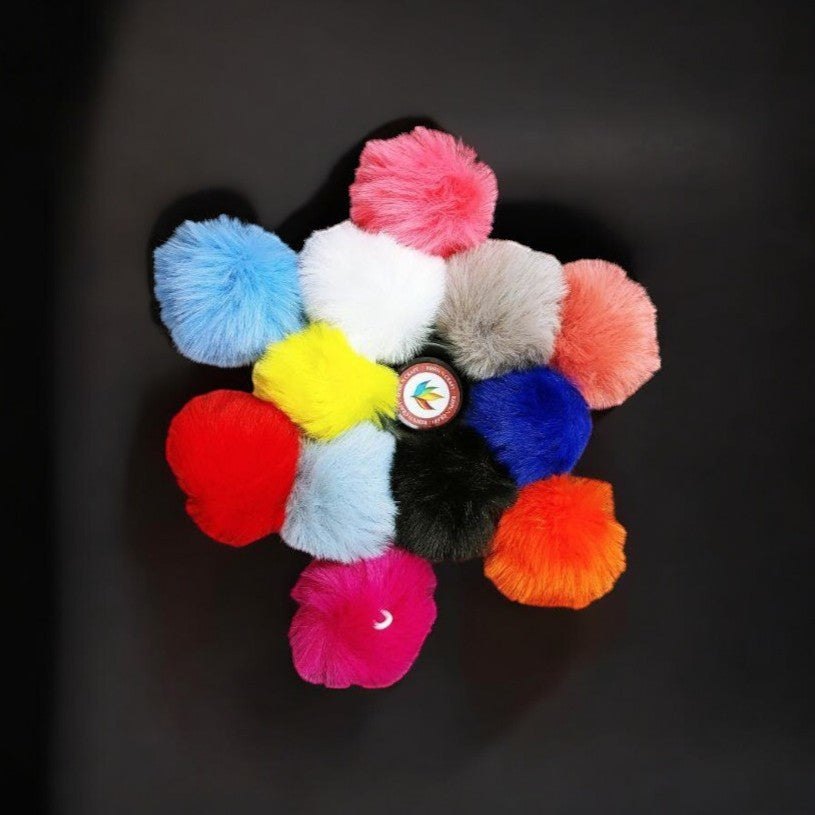 12pc Colourful Pompom