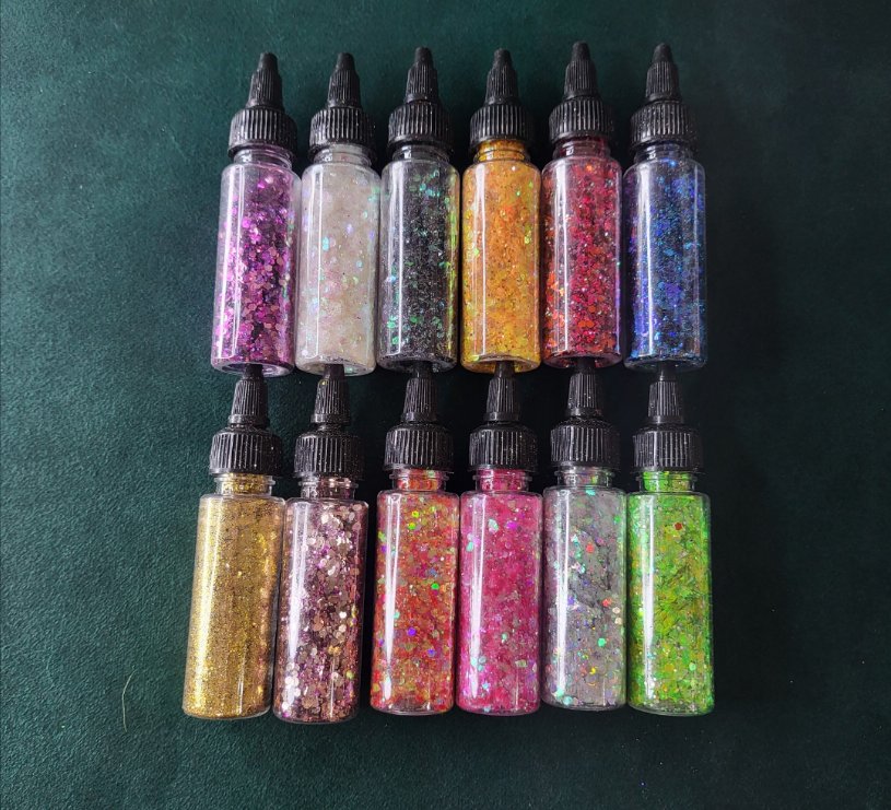 Epoxy Resin Shaded Glitters for Art & Craft Combo