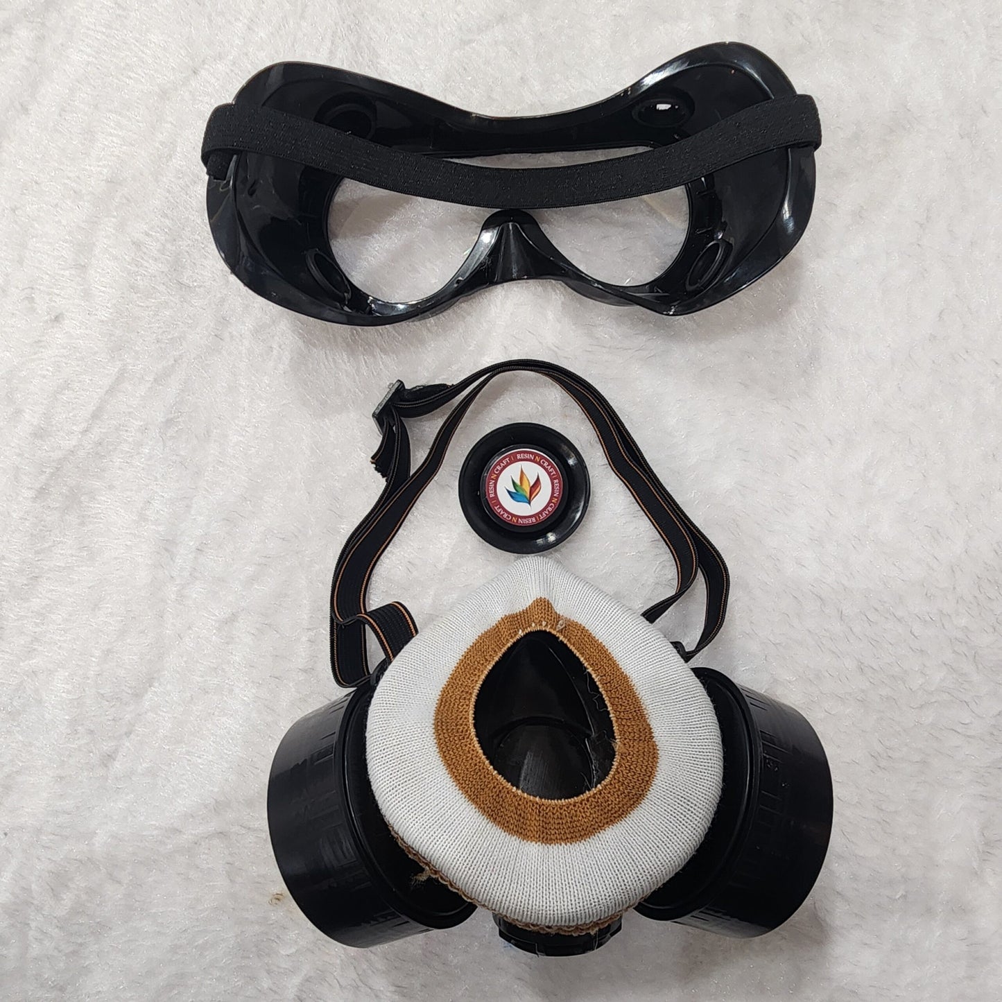 Respiratory Mask With Eye Glass Set.