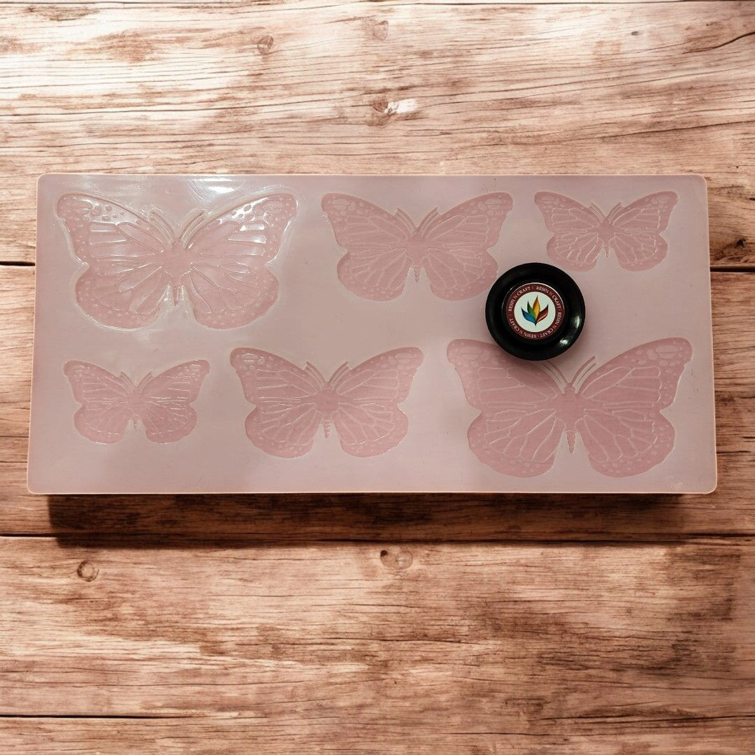 6 Cavity Butterfly Mould