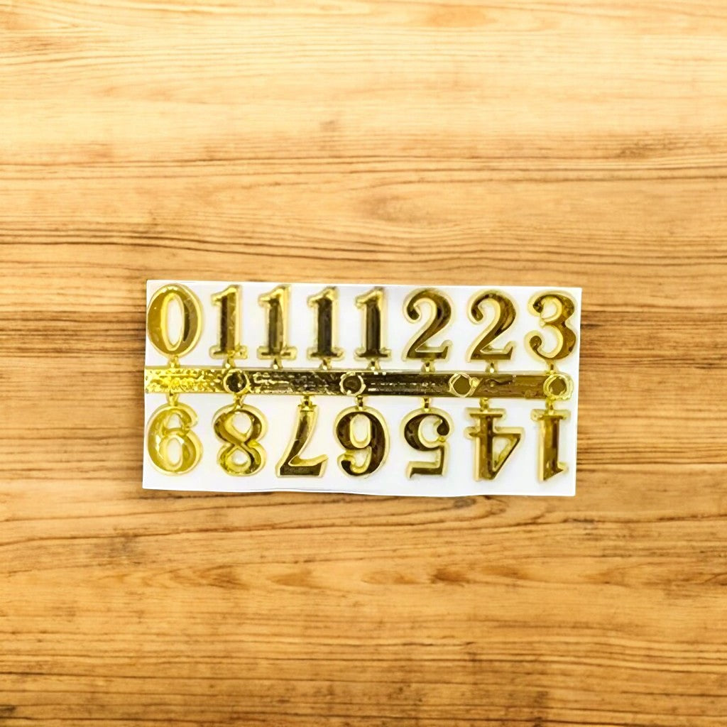 1.5 Cm Numeric Number Clock Set