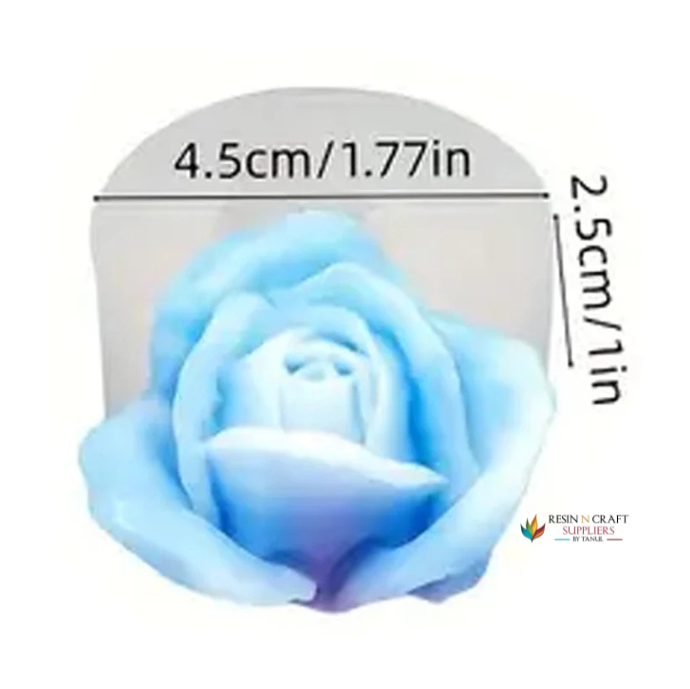 3D Rose Flower Handmade Mould For Candle