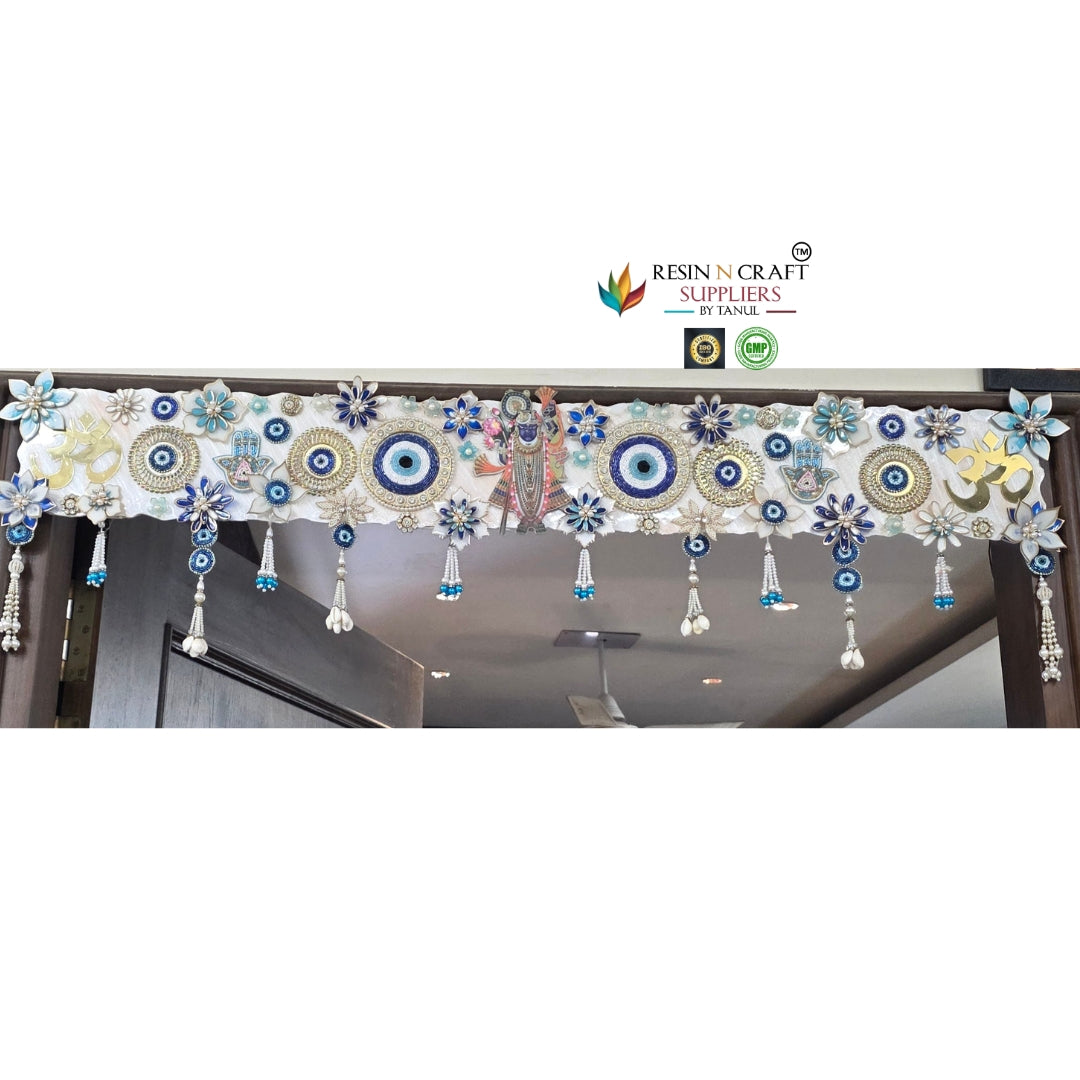 2 Part Bandwar Base For Resin Art – White Acrylic Base (15" x 40")