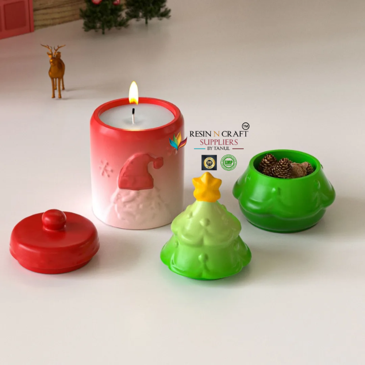 Christmas Tree Storage Box Mold / Jar Mould