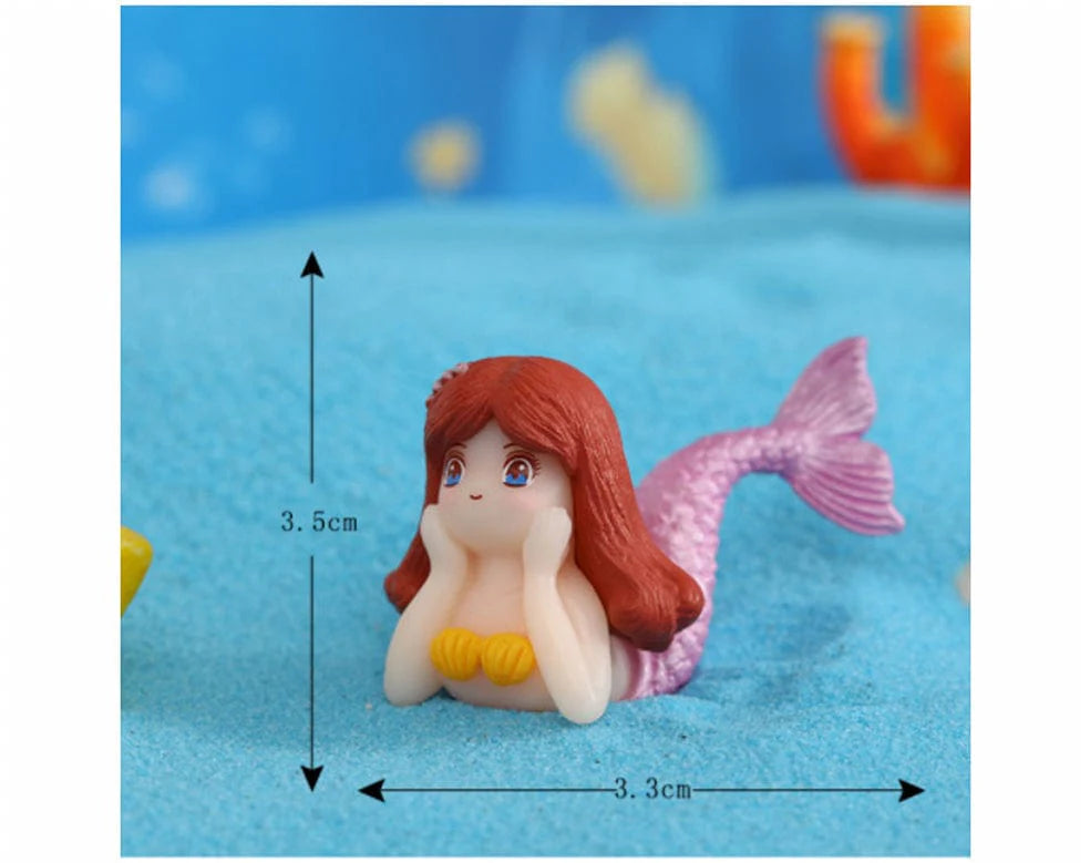 Purple Mermaid Miniature