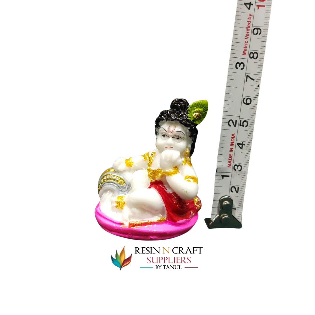 Miniature Laddu Gopal / Child Krishna Idol (Resting Pose)