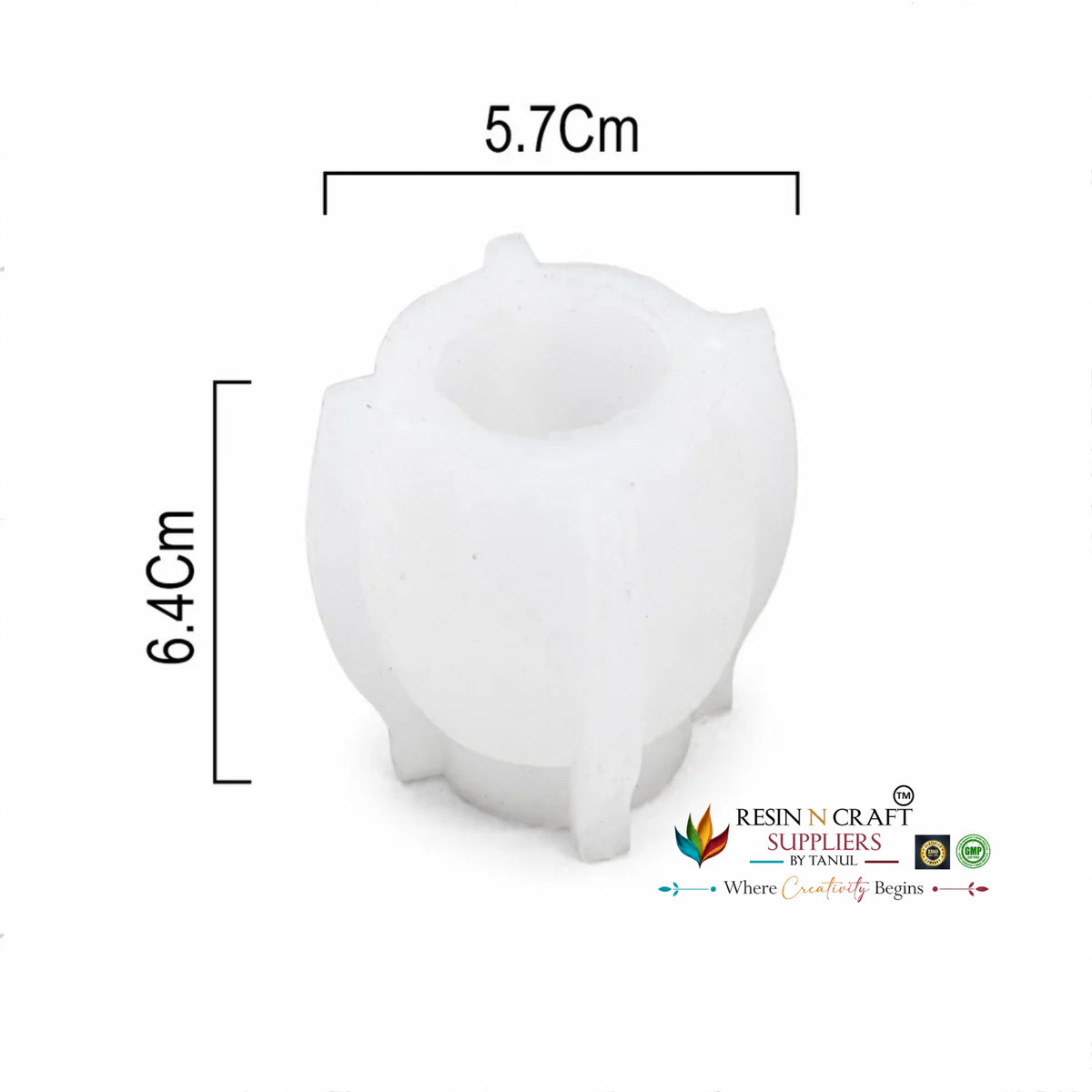 Kiwi Fruit Shape Silicone Candle Mould – 5.7 × 6.4 cm | DIY Candle Making (RIHM024M)