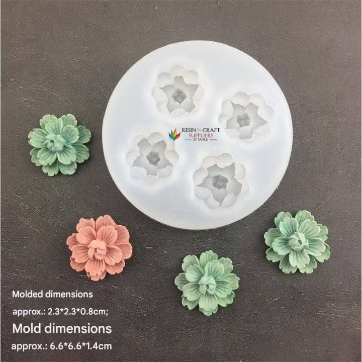 RHM0196 Cherry Blossom Flower Candle Handmade Mould