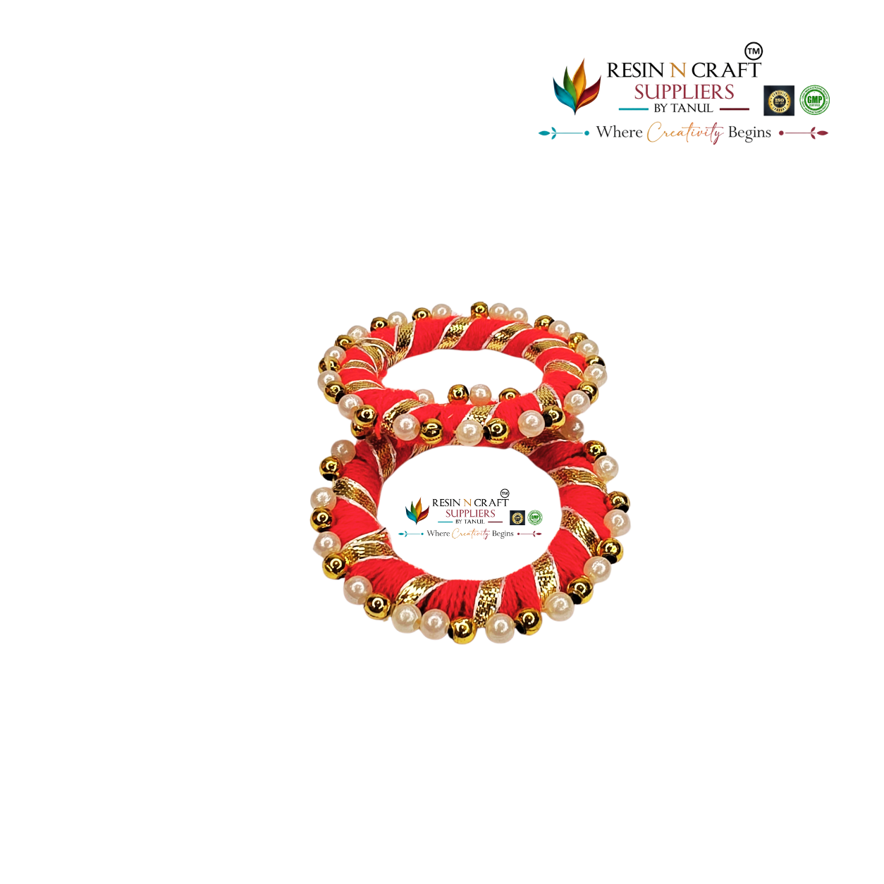 Traditional Pearl Ring (Orange) Moti Pearl Ring