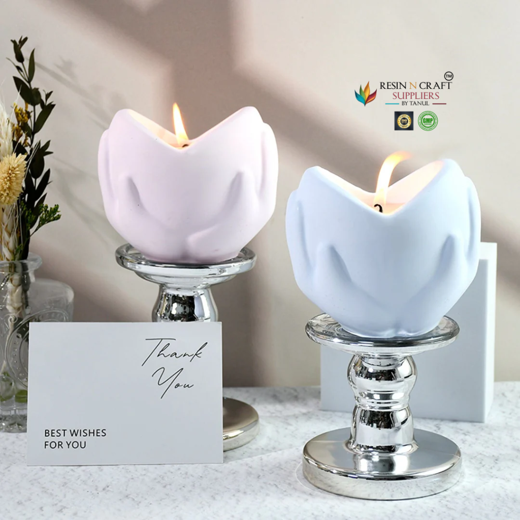 Holding Love Candle Stick Mould (RSM0860M)