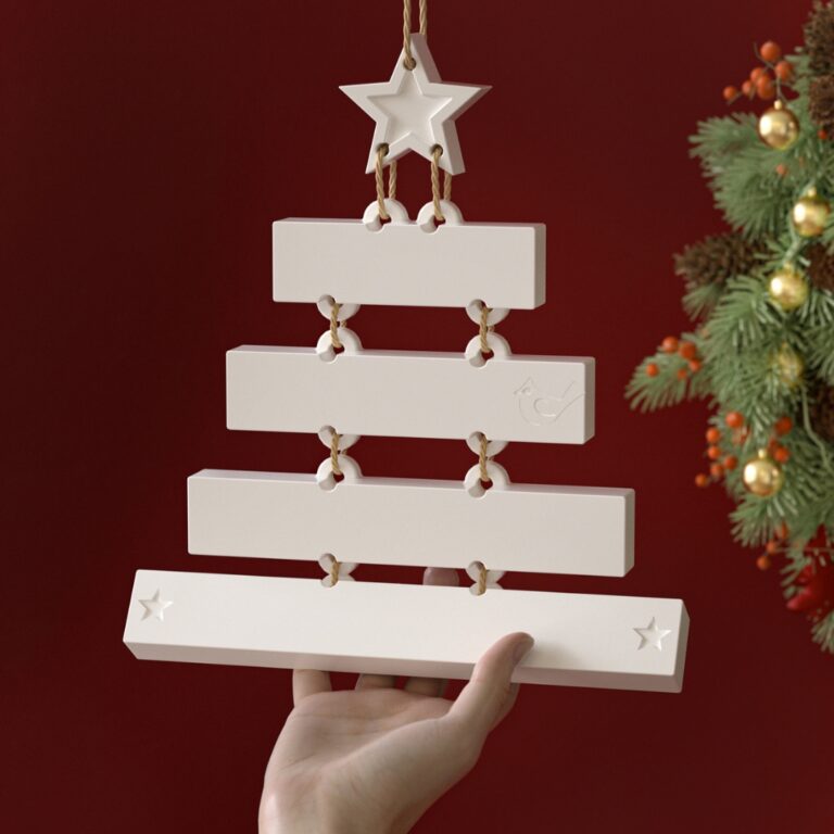 Christmas Door Tag Mold (RSP 108)