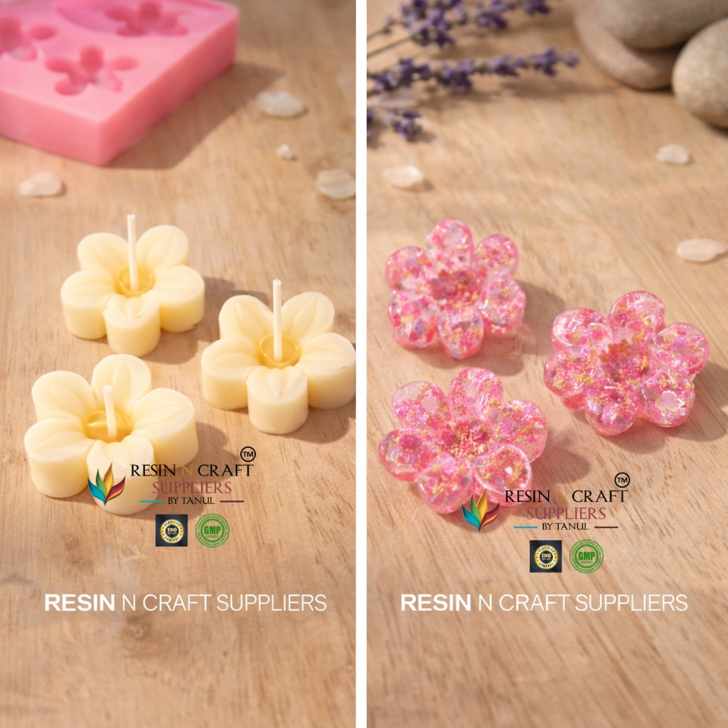3 Cavity Daisy Flower Silicone Mold – Mini Candle & Resin Art Mold (RHBR39-07M)
