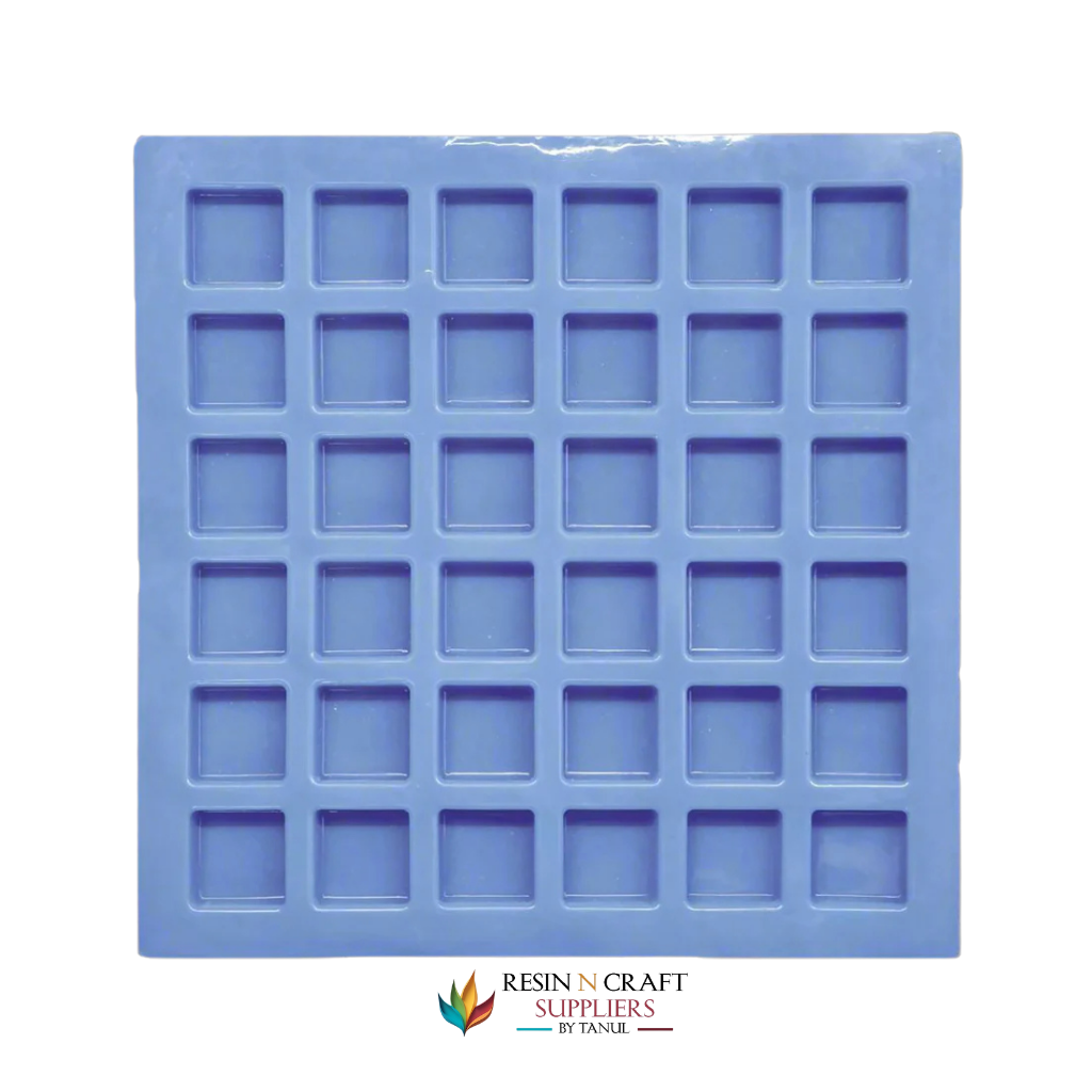 36 Cavity Square 20gms silicon soap mould