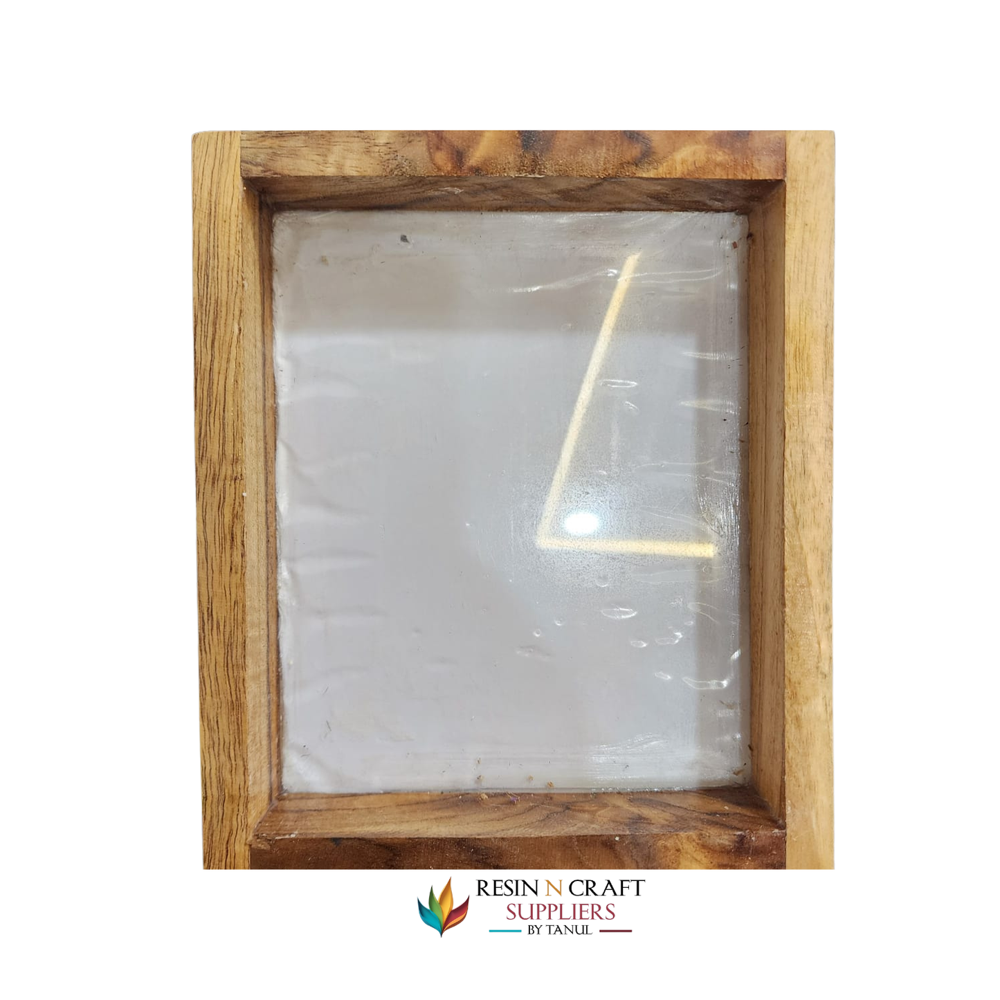06"X07" Floating Acrylic Frames In Teakwood