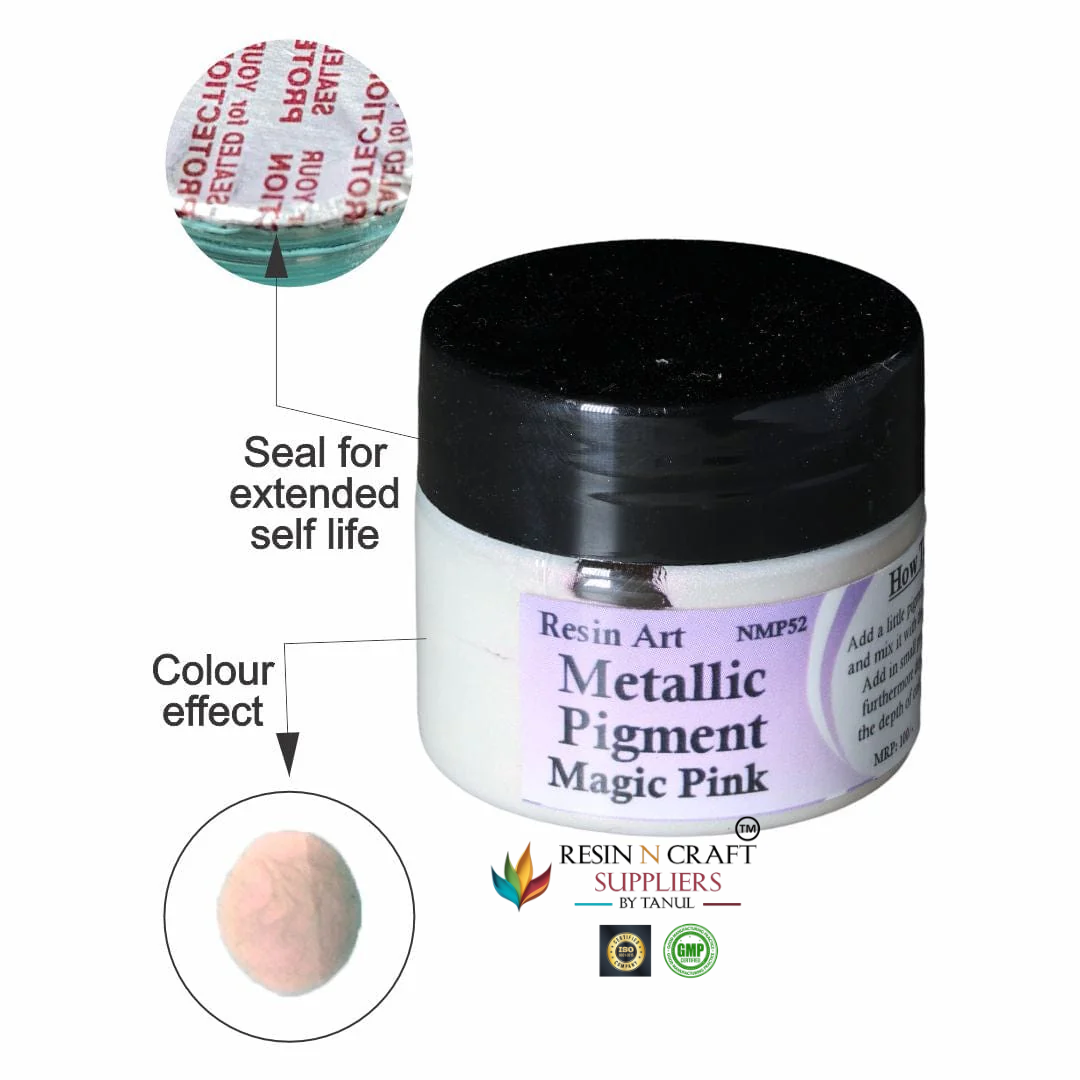 Magic Pink Metallic Pigment 20 grms