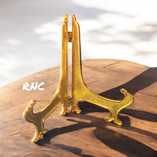 Gold Plastic Folding Stand