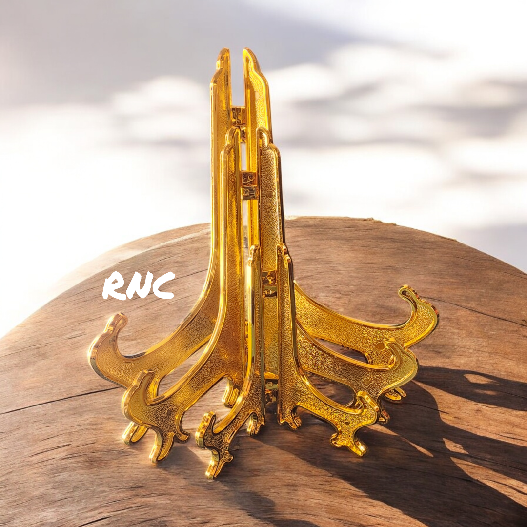 Gold Plastic Folding Stand