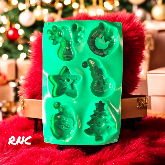 6 Cavity Christmas Mould