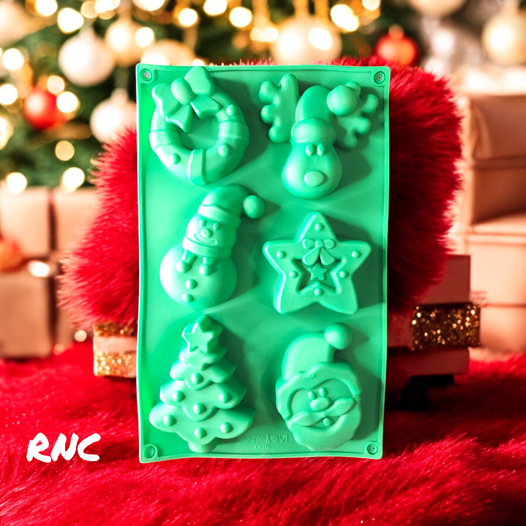 6 Cavity Christmas Mould