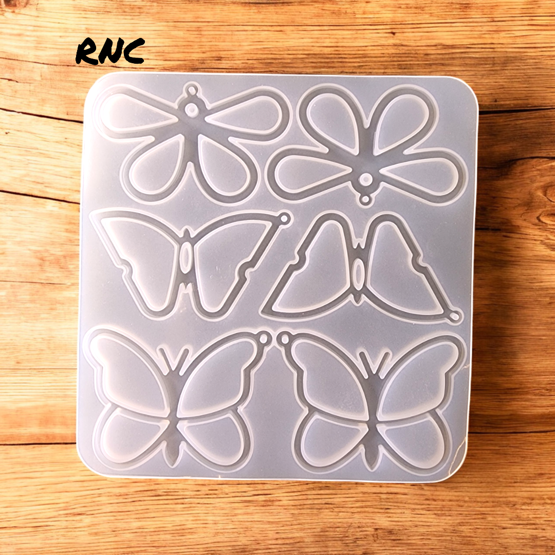6 Cavity Butterfly Mould