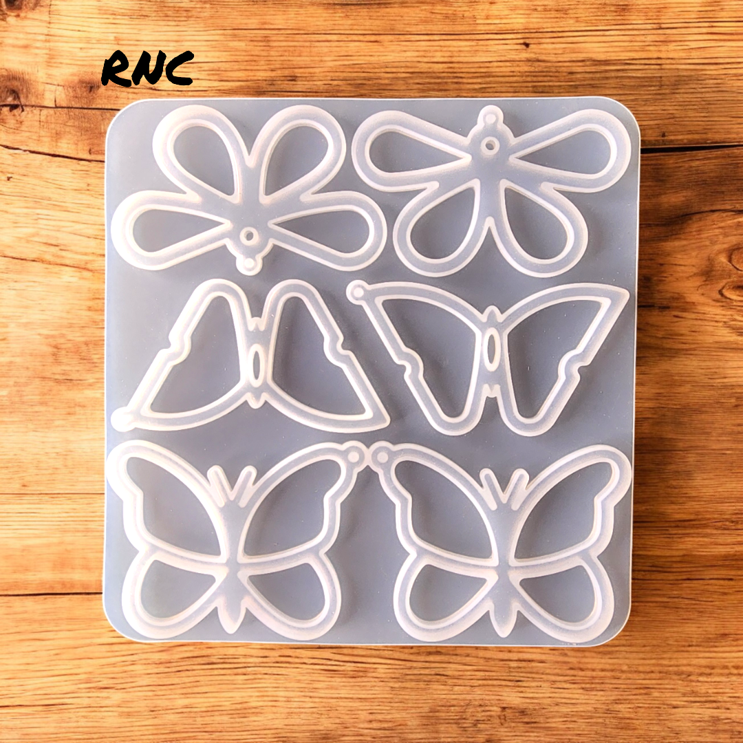 6 Cavity Butterfly Mould