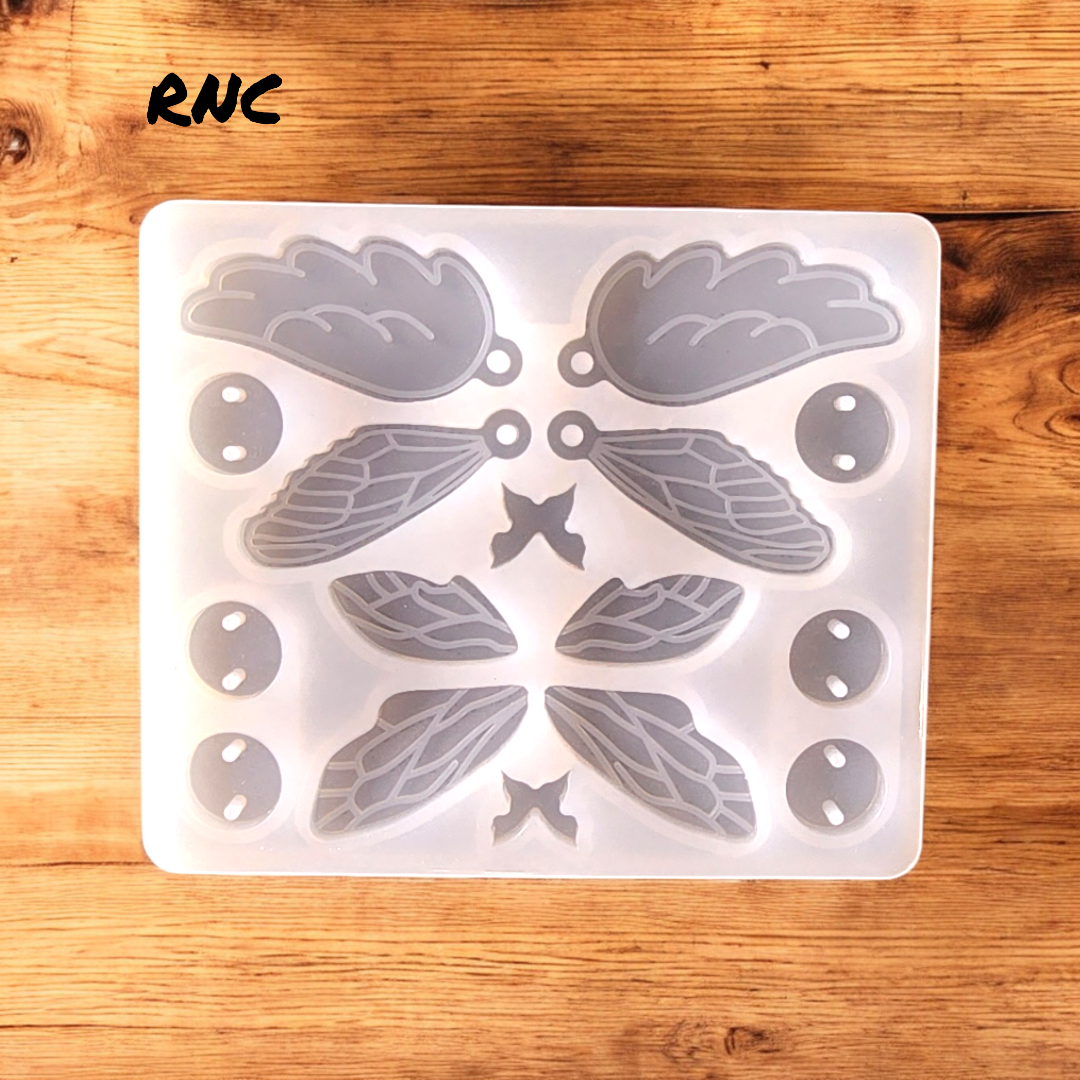 16 Cavity Butterfly Keychain & Pendant Mould