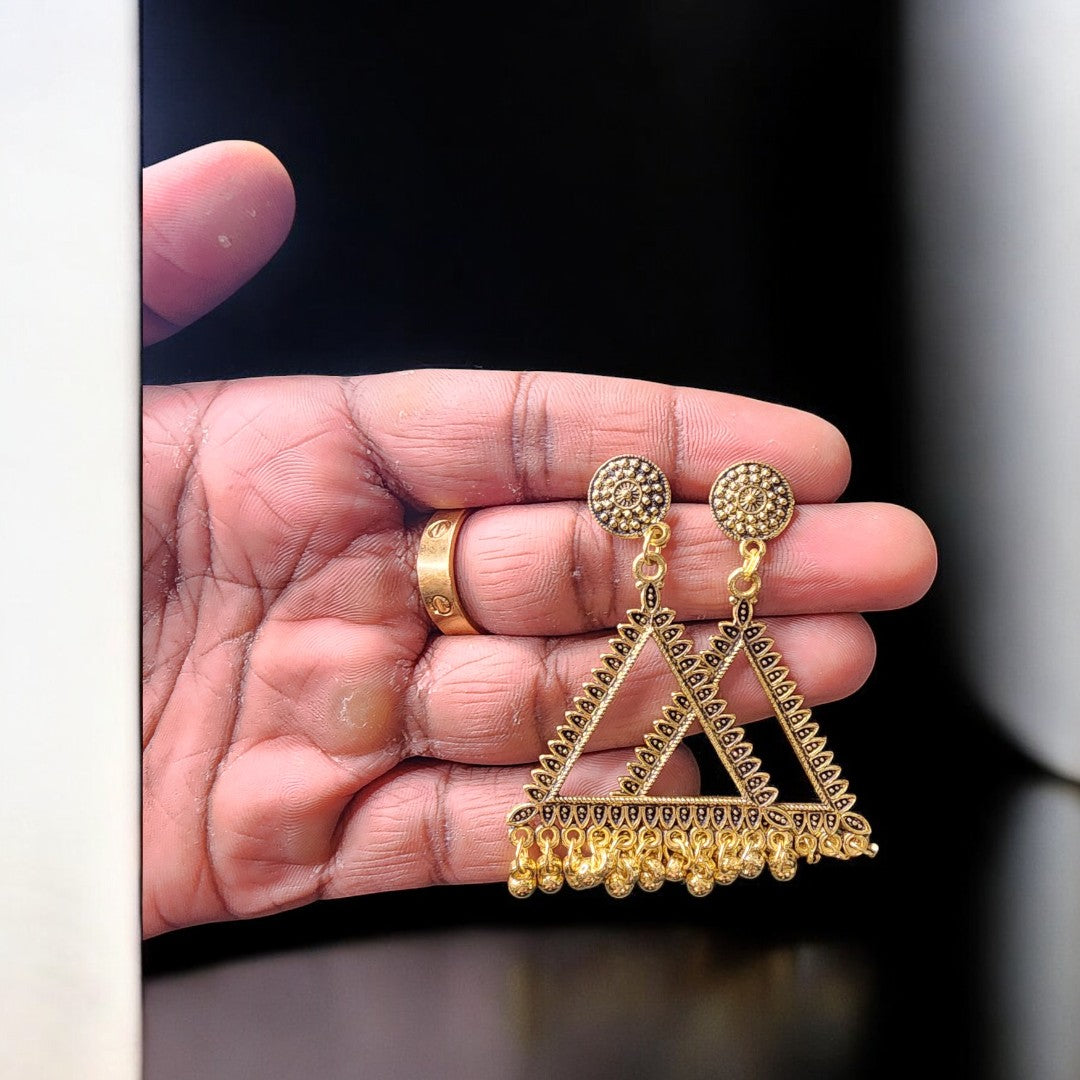 Gold Earring Bezel / Jumkha