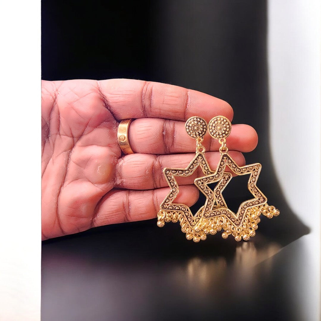 Gold Earring Bezel / Jumkha