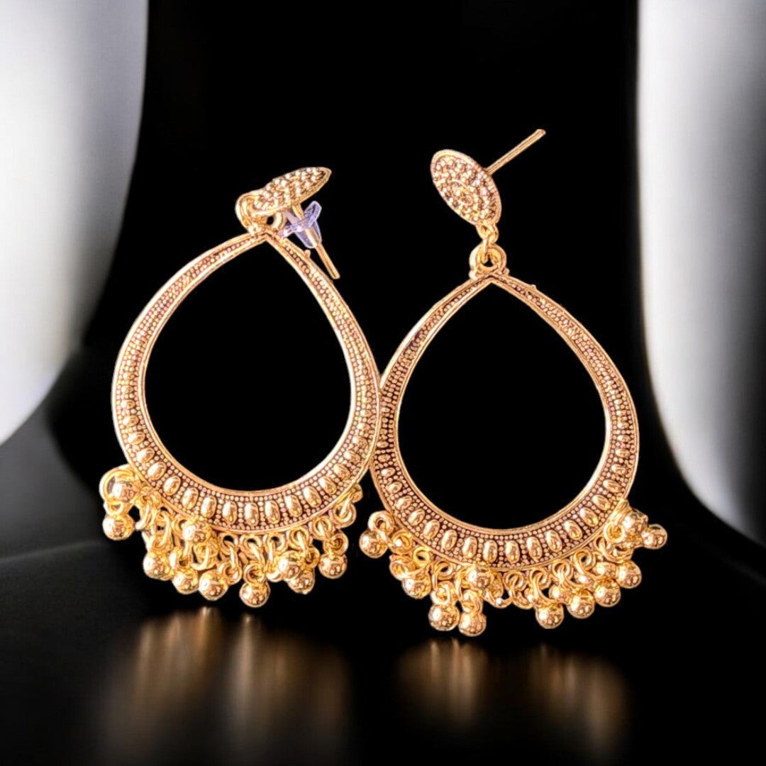 Gold Earring Bezel / Jumkha