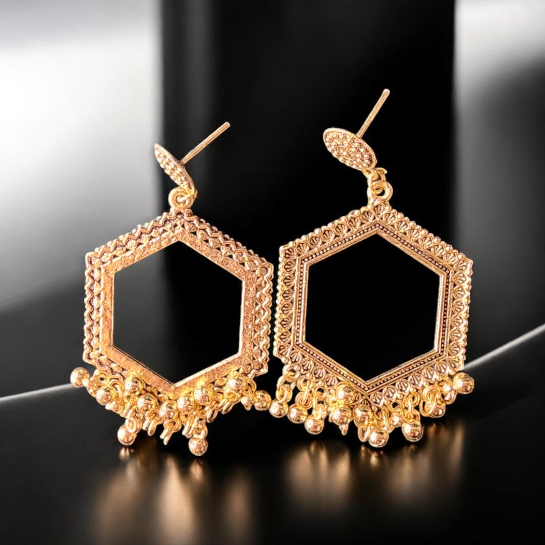 Gold Earring Bezel / Jumkha