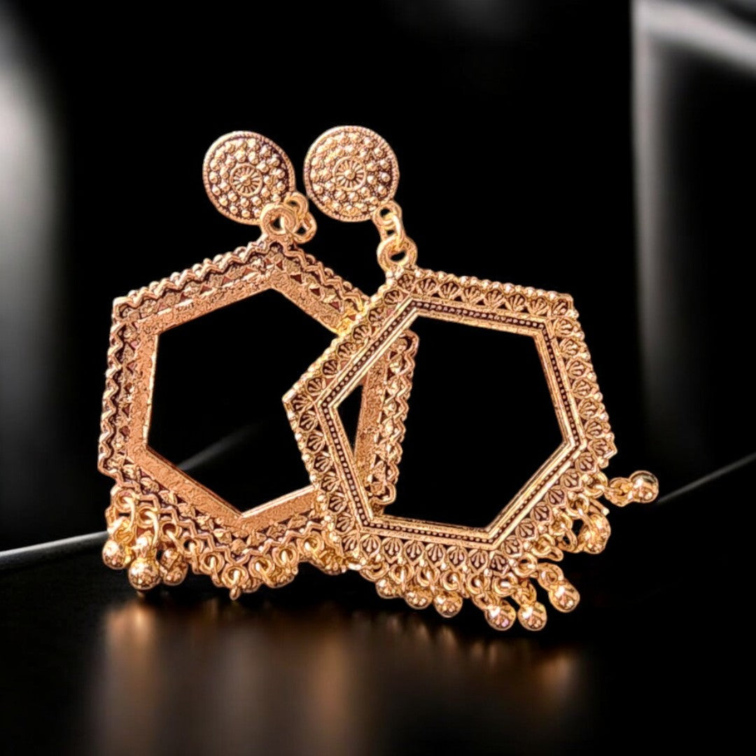Gold Earring Bezel / Jumkha
