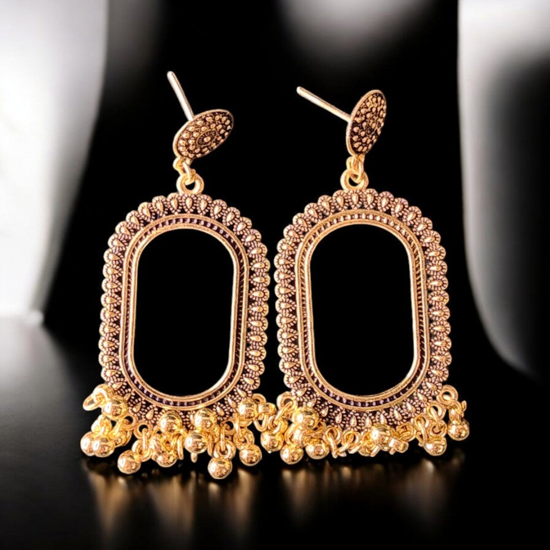 Gold Earring Bezel / Jumkha