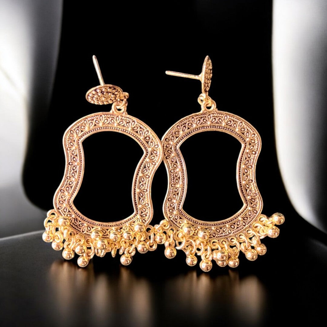 Gold Earring Bezel / Jumkha