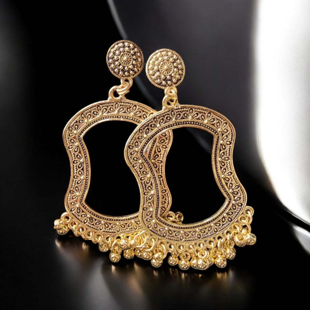 Gold Earring Bezel / Jumkha