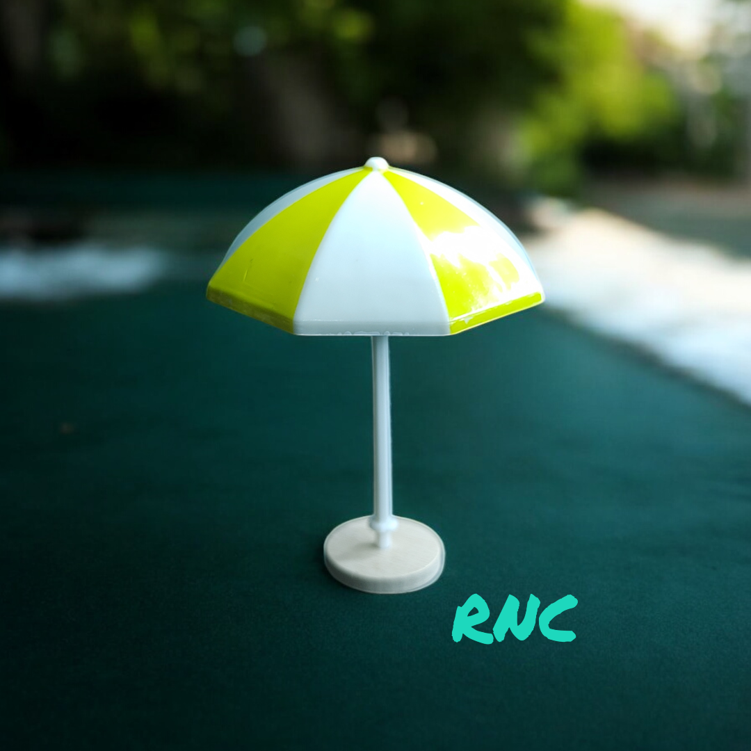 1480250 Beach Sun Yellow Umbrella Miniature