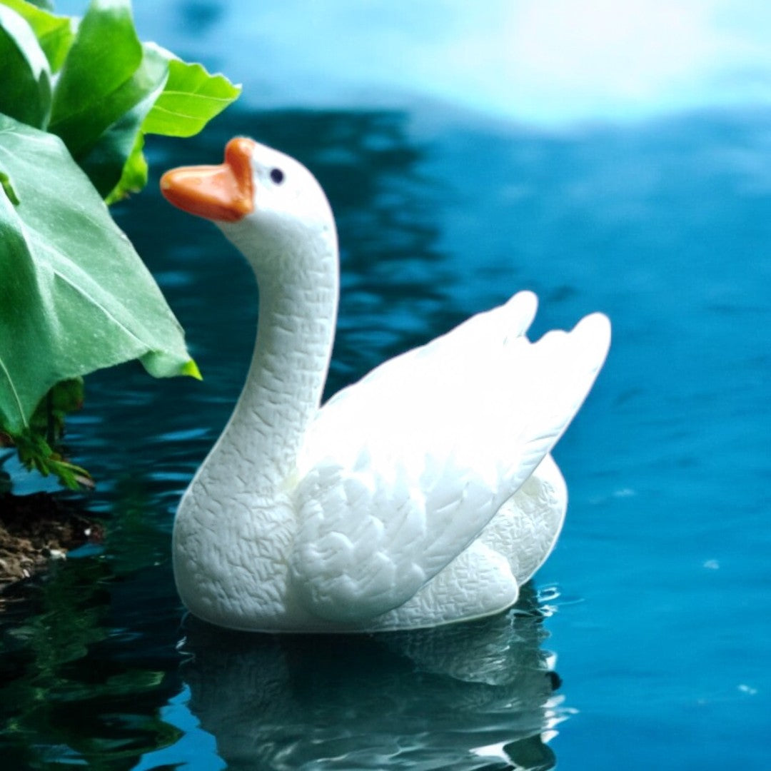 1480427 Spreading Wings White Goose