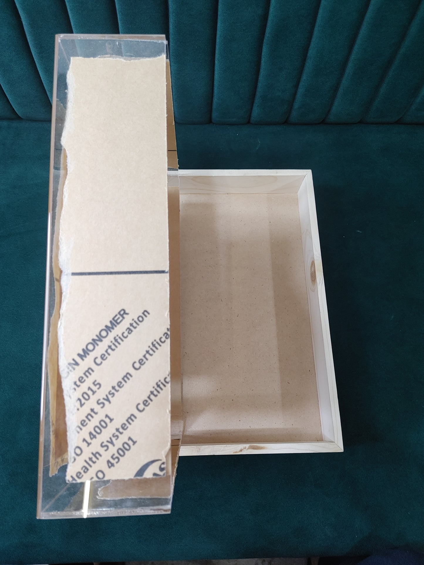 INVITATION BOX FRAME (10" X 13") Pure Acrylic