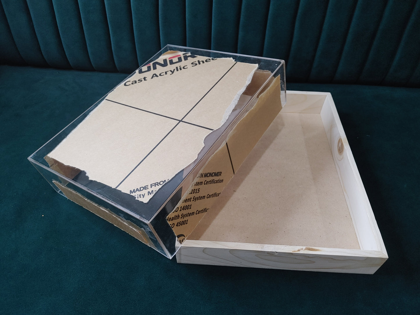 INVITATION BOX FRAME (10" X 13") Pure Acrylic