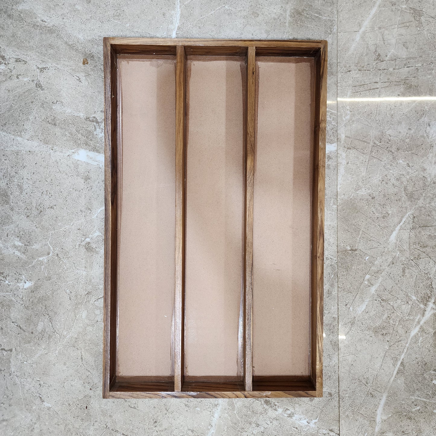 16x26 Floating Acrylic Frames In Teakwood