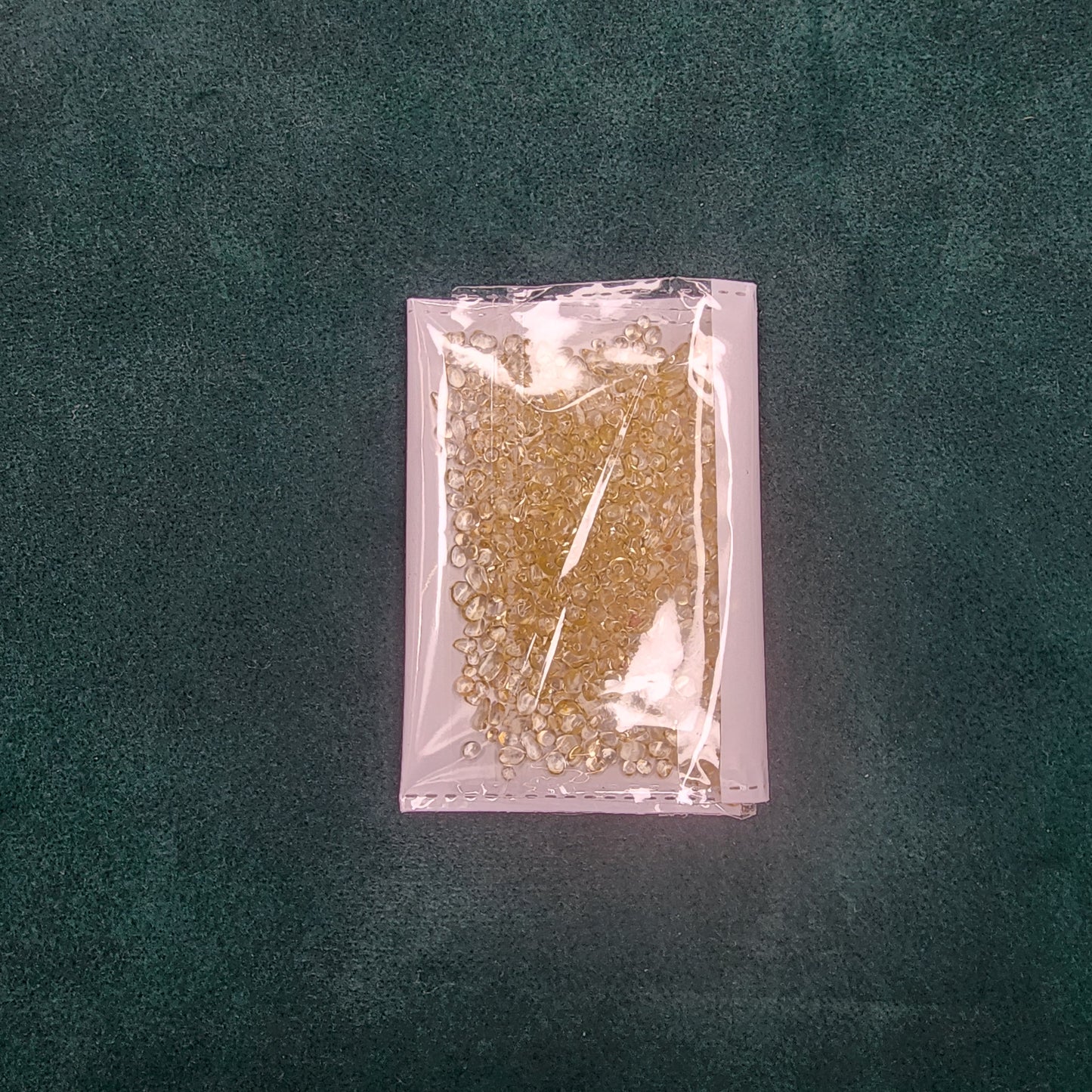 HBR 8 A/1 Shinny GOLDEN Round Crystal Color Granules