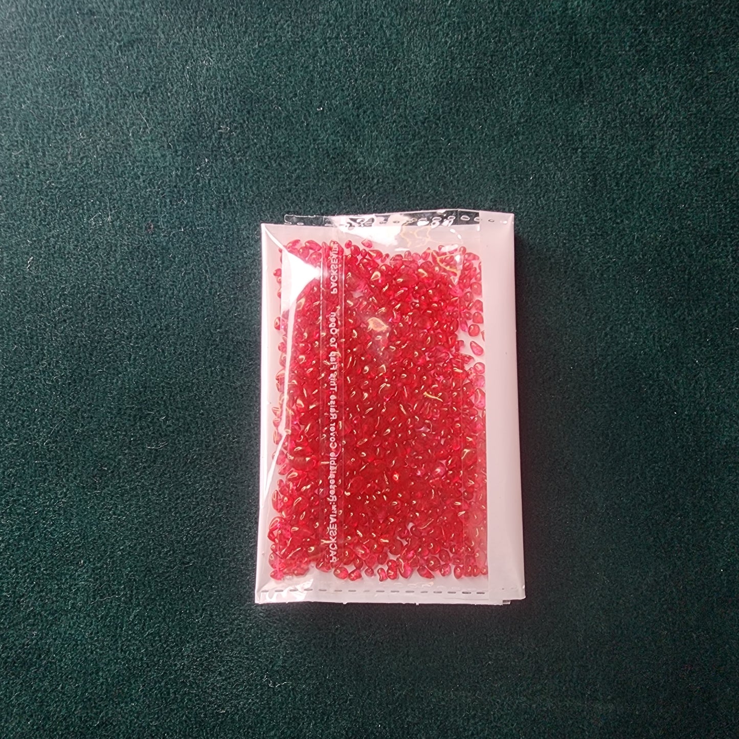 HBR 8 A/1 Shinny RED Round Crystal Color Granules