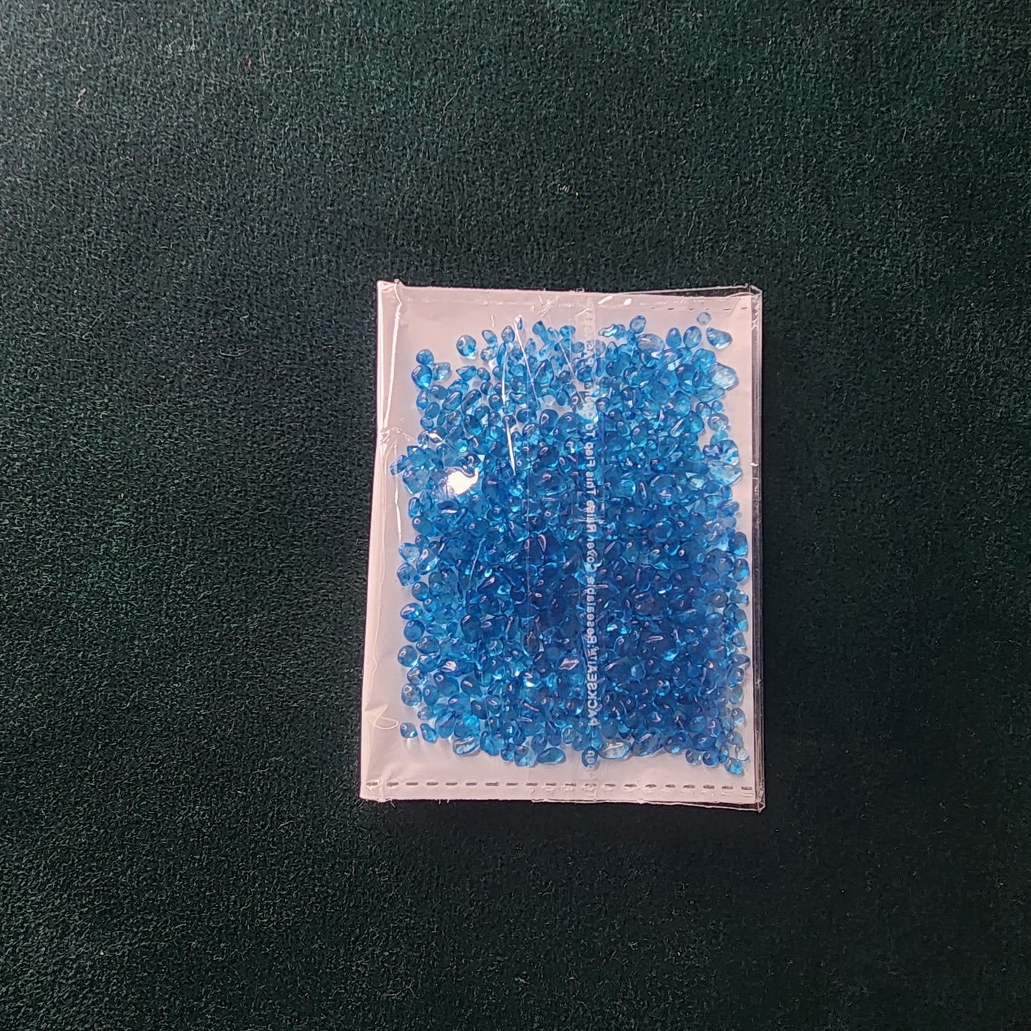 HBR 8 A/1 Shinny BLUE Round Crystal Color Granules