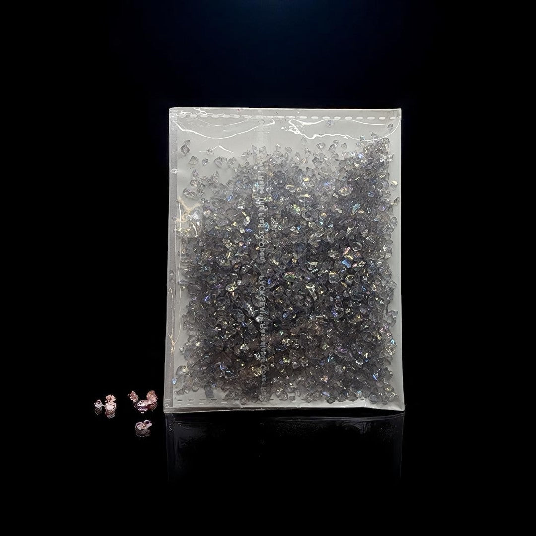 HBR 8 D/1 Shinny Grey Color stones