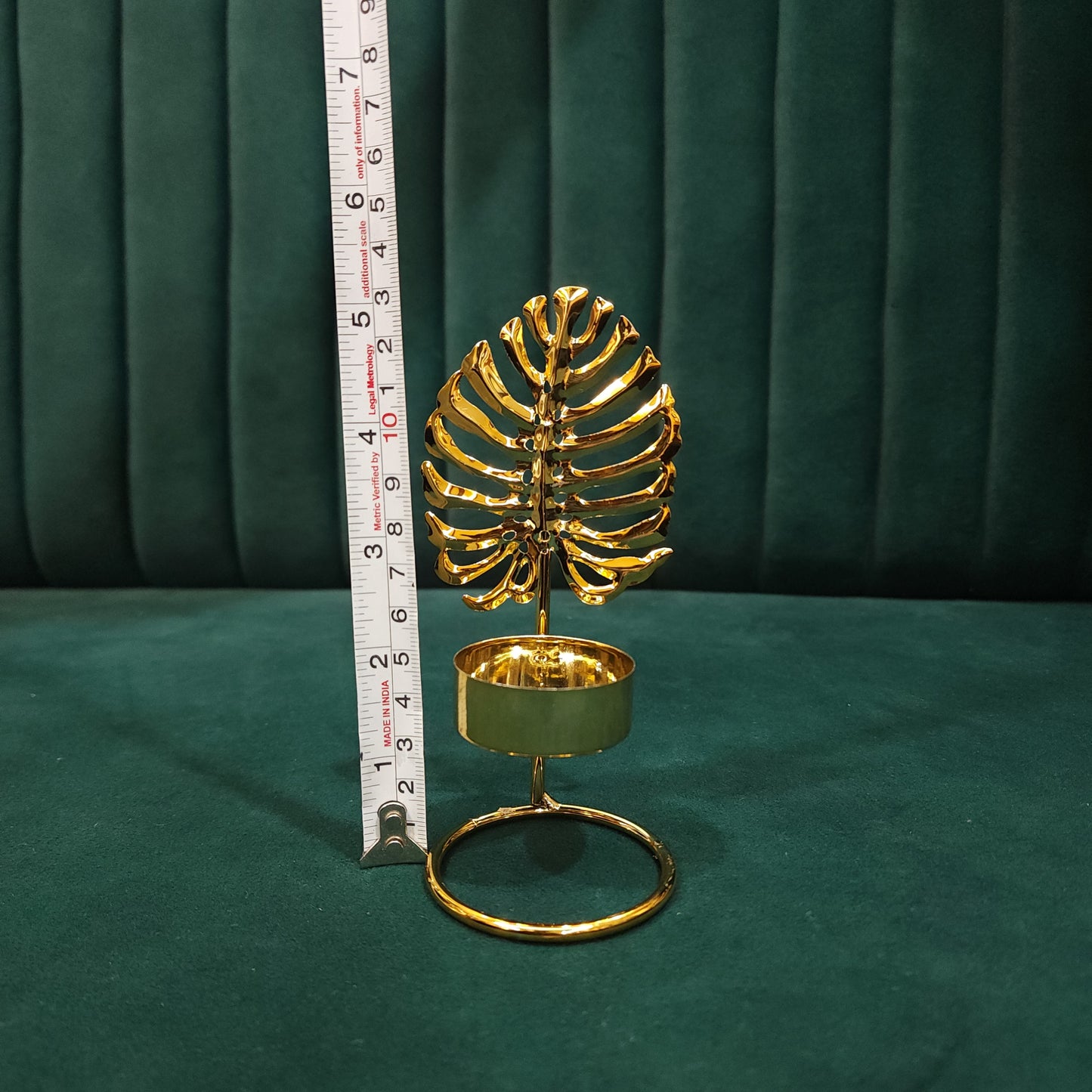 Modern Tropical Leaf T-light Holder (Metal)