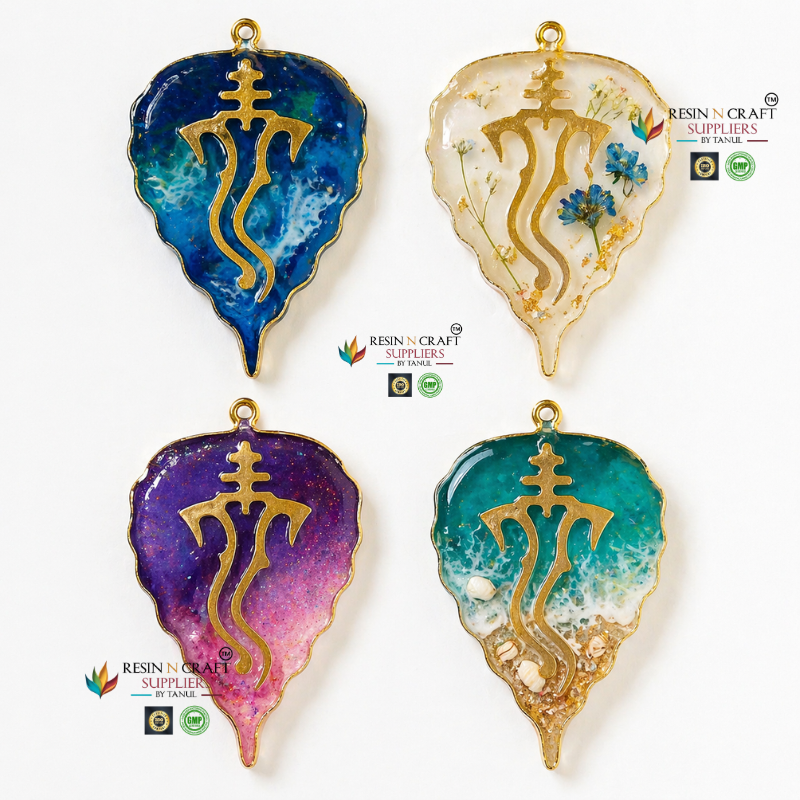 Leaf Ganesha 4 Cavity Mold