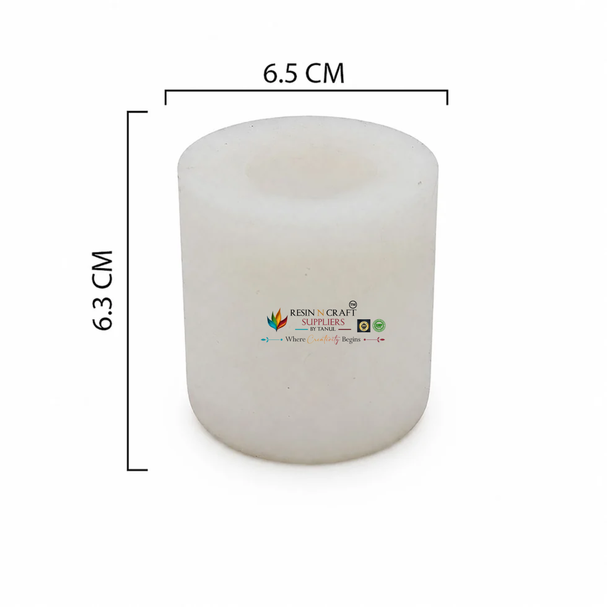 Guava Shape Silicone Candle Mould – 6.5 × 6.3 cm | DIY Fruit Candle Making (RIHM027M)